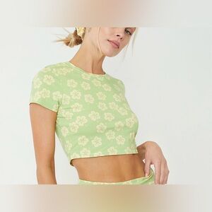 LA Hearts by PacSun Hibiscus Cropped Tee Size XS